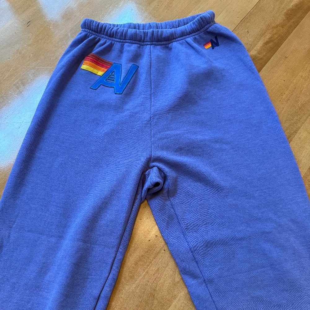 Aviator nation size medium  logo sweatpants